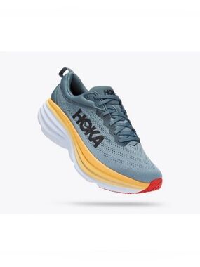 Hoka One One Bondi 8 Goblin Blue Mountain Spring Running‎ Men 9.5 D
